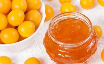 ריבת שזיפים צהובה