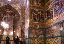 ציורי קיר של כנסיות ארמניות בג’ולפה החדשה