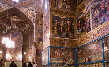 ציורי קיר של כנסיות ארמניות בג’ולפה החדשה