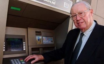 לותר סימדז’יאן ממציא הכספומט